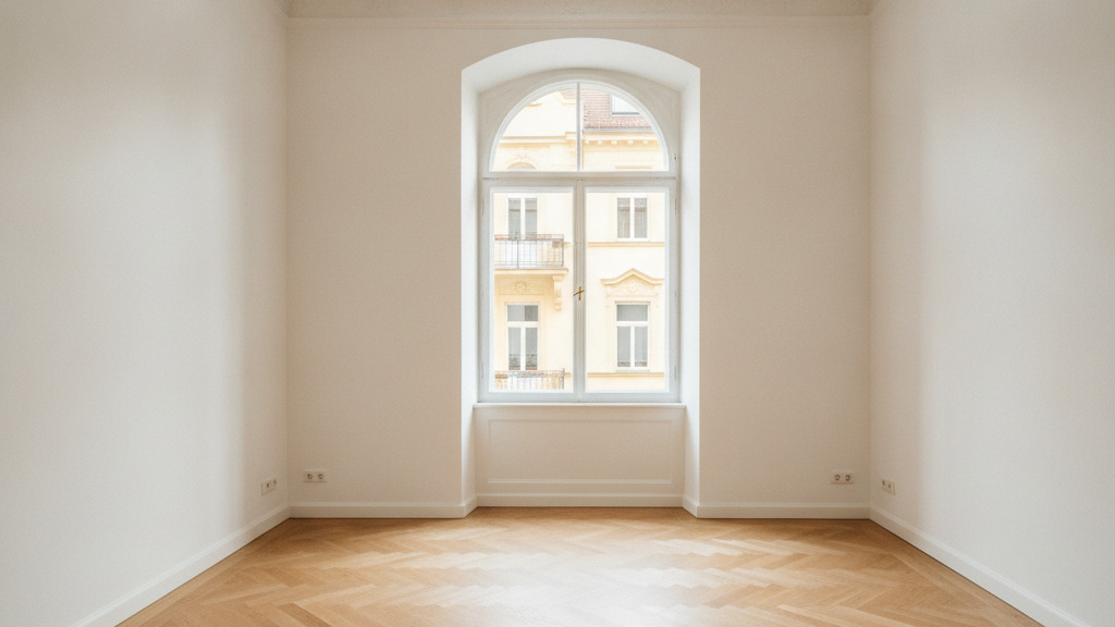 Übergabebereite Wohnung in München mit hellem Tageslicht